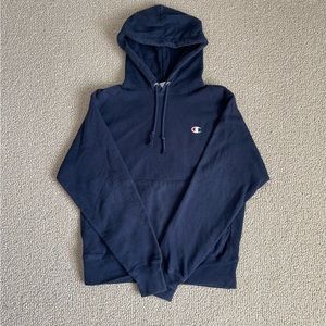 Champion Navy Hoodie Size Small